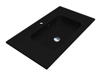 Умивальник DELLA 800 MIRASTONE BLACK SHINE Miraggio 0002598 фото
