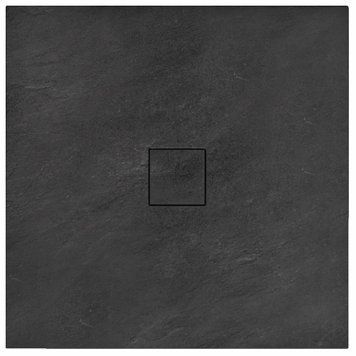 Душовий піддон REA STONE 90x90 BLACK REA-K9601 фото