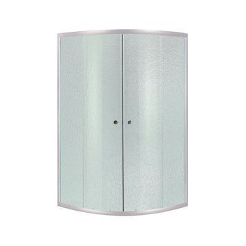 Душова кабіна Lidz Latwa SC90x90.SAT.MID.FR, скло Frost 4 мм без піддона LLSC9090SATMIDFR2 фото