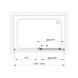 TD120G Душові двері TREND двосекційні 1200x1900 мм скло grape 1527212304 фото 4