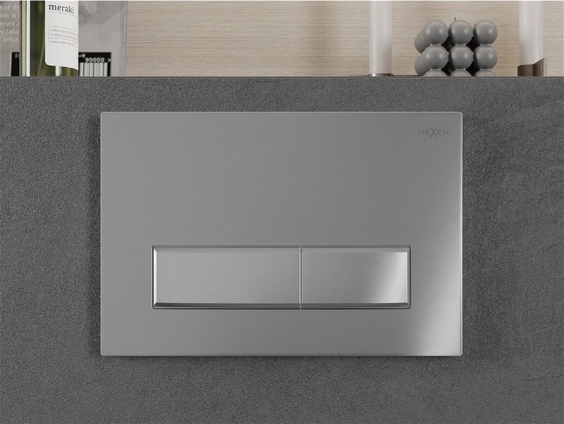 Кнопка змиву для інсталяції MEXEN FENIX 09 DARK CHROME MATT MEX-600991 фото