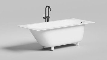 Ванна Глянцева Water Optima MONICA 1700х750х600 300111-2-G фото