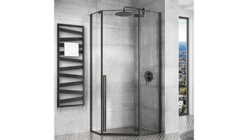 Душова кабіна REA DIAMOND 80х80 BLACK REA-K6900 фото