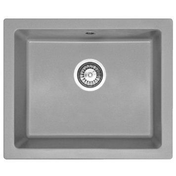 кухонна мийка REA NELS GREY GRANITE ZLE-00118 фото