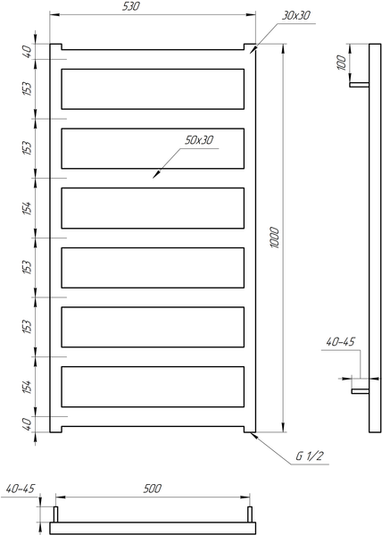Сушка для рушників Nova DRY GA-2306-1 фото