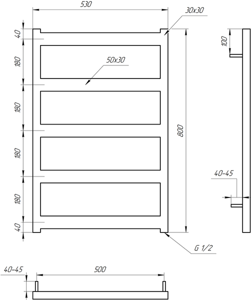 Сушка для рушників Nova DRY GA-2306-1 фото