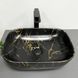 Умивальник (раковина) VBI RAVENNA MARBLE BLACK MATT накладний VBI-011209 фото 4