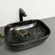 Умивальник (раковина) VBI RAVENNA MARBLE BLACK MATT накладний VBI-011209 фото 3