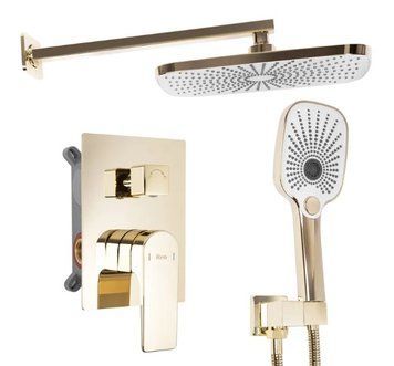 Душова система REA MOBY GOLD + BOX прихованого монтажу REA-P2405 фото