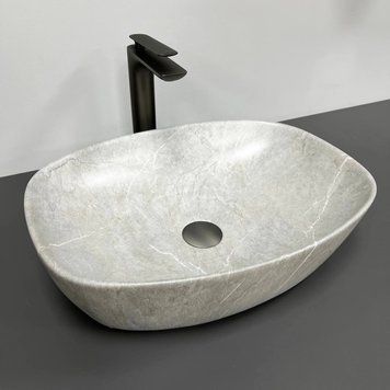Умивальник (раковина) VBI OLBIA GREY STONE MATT накладний VBI-014300 фото