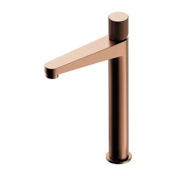 Змішувач для умивальника Omnires Contour високий, brushed copper (CT8012CPB) CT8012CPB фото