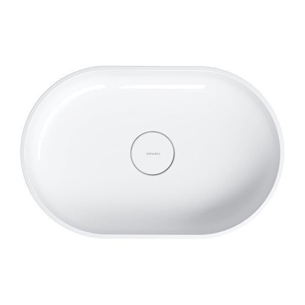 умивальник Omnires Ovo 55x36 white (OVOUNBP) OVOUNBP фото