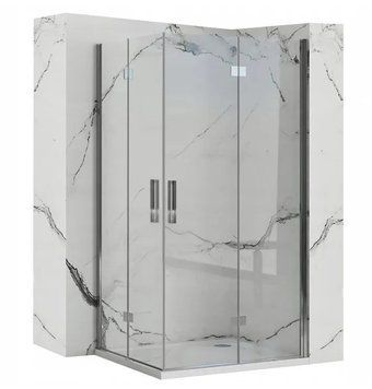 Душова кабіна REA MOLIER 2 90x100 CHROME REA-K8539 + REA-K6371 фото