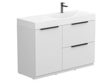 Тумба підлогова ALBA Біла з умивальником VIOLA 1200 R Miraggio 8815453 фото