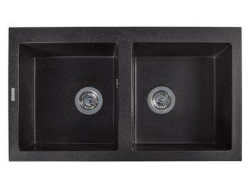 Кухонна мийка WESTEROS black shine Miraggio 0002566 фото