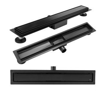 Трап для душу REA NEOX 70 BLACK 2в1 чорний REA-G6602 фото