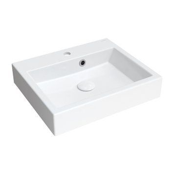 умивальник Omnires Thasos 42x50 white (THASOS500ZPBP) THASOS500ZPBP фото