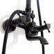 Душовий гарнітур REA RETRO OLD BLACK чорний з виливом REA-P2366 фото 8