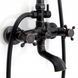 Душовий гарнітур REA RETRO OLD BLACK чорний з виливом REA-P2366 фото 7
