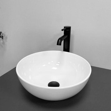 Умивальник (раковина) VBI AMALFI WHITE GLOSSY накладний VBI-013402 фото