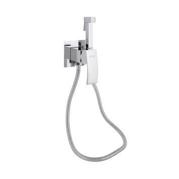 Набор для гігієнічного душу Qtap Swan Cascada прямокутний QTSWA262CRM45567 Chrome QTSWA262CRM45567 фото