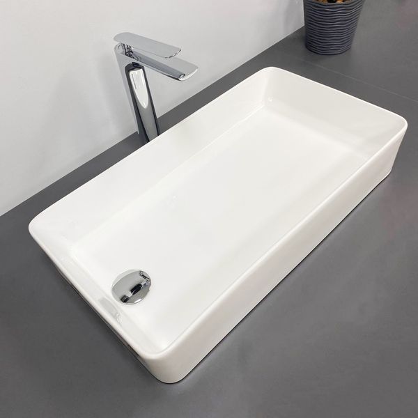 Умивальник (раковина) VBI VELLETRI M WHITE накладний VBI-015901 фото
