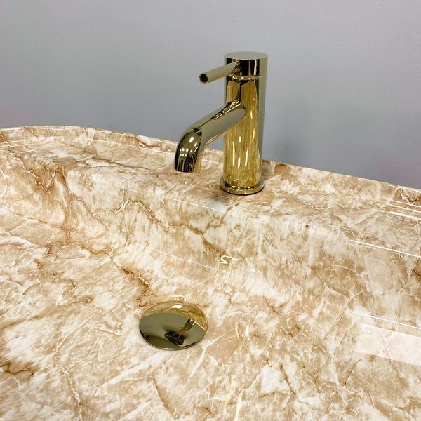 Умивальник (раковина) VBI TERNI M TRAVERTINE накладний VBI-011804 фото