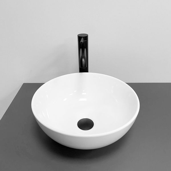 Умивальник (раковина) VBI AMALFI WHITE GLOSSY накладний VBI-013402 фото