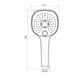 Ручний душ PRO PLUS Chrome 3 режими (Rain/Mist/Mixed) 8cfa8894-4e50-11ef-bb6b-a0423f42a789 фото 2