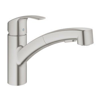 Змішувач для кухні з висувним виливом Grohe Eurosmart 30305DC0 64283 фото