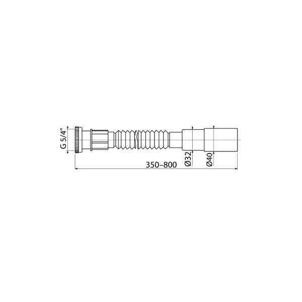 Гнучке з'єднання 5/4"/40/32 метал (Koller Pool) 47bdb9df-50a4-45a1-b78c-7392c59c215b фото