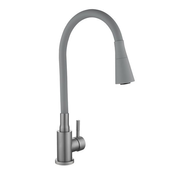 Смеситель для кухни Lidz Aria 015F31 (k35) с гибким изливом LDARI015F31GGRP49567 Graphite/Grey SD00055691 фото
