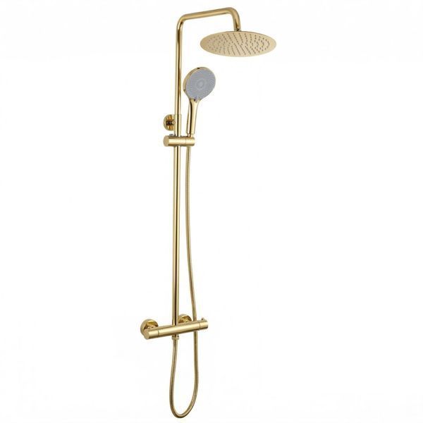 душова система для душу з термостатом Rea Lungo gold (REA-P6732) REA-P6732 фото