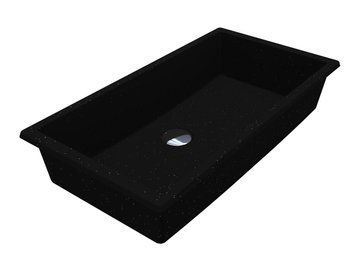 Умивальник BOGOTA 605 MIRASTONE BLACK SHINE Miraggio 8813785 фото