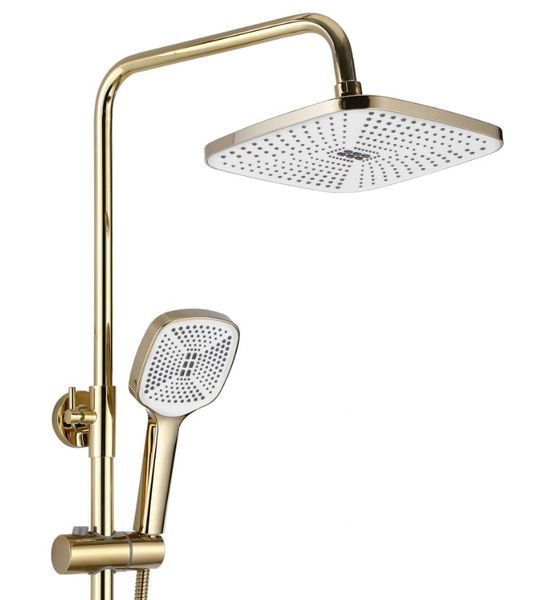 Душовий гарнітур REA ARGUS GOLD золотий з виливом REA-P7840 фото