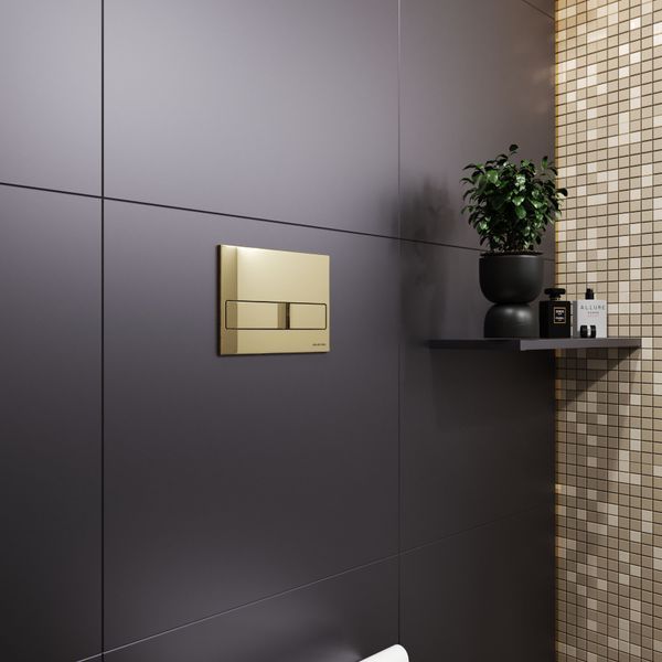 Інсталяція Koller Pool Dune 1200SL + Neon Gold панель змиву + підвісний унітаз Round Smart з сидінням Soft-close ( змив Tornado 3,0 ) 9f354dff-2e1f-11ef-bb6b-a0423f42a789 фото