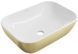 Умивальник (раковина) MEXEN RITA BRUSHED GOLD WHITE накладний