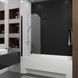 Шторка на ванну одноелементна Dakota 800х1400мм black matt, скло 6мм clear c98e3fb0-8af5-11ef-bb6c-a0423f42a789 фото 2