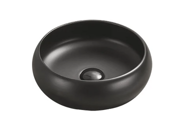 Умивальник (раковина) MEXEN LOLA 36 BLACK MATT чорний накладний * MEX-22213685 фото