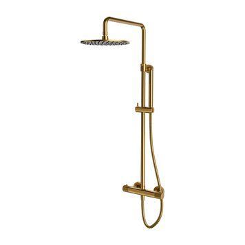 Душова система з термостатом Omnires Contour brushed gold (CT8044GLB) CT8044GLB фото