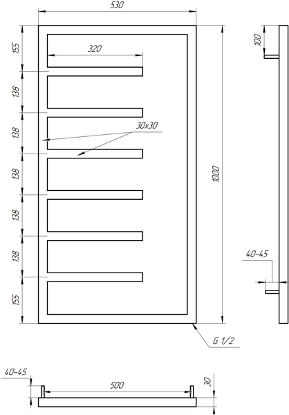 Сушка для рушників Combo DRY GA-1405-1 фото