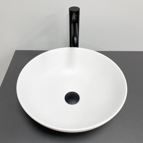 Умивальник (раковина) VBI AMALFI WHITE MATT накладний VBI-013400 фото