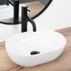 Умивальник (раковина) REA AMELIA MINI WHITE накладний REA-U3322 фото 2