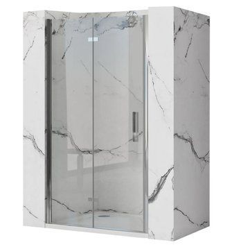 Душові двері REA MOLIER 80 CHROME REA-K6367 фото