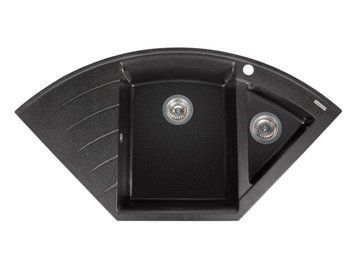 Кухонна мийка EUROPE black shine Miraggio 0002562 фото