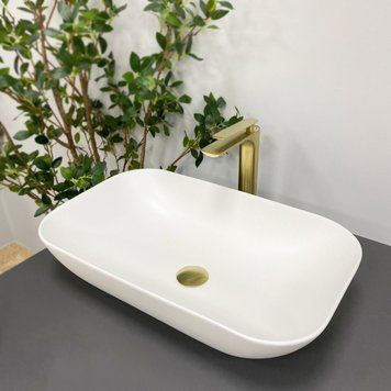 Умивальник (раковина) VBI AVEZZANO WHITE MATT накладний VBI-014400 фото