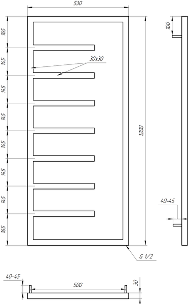 Сушка для рушників Combo DRY GA-1404-1 фото