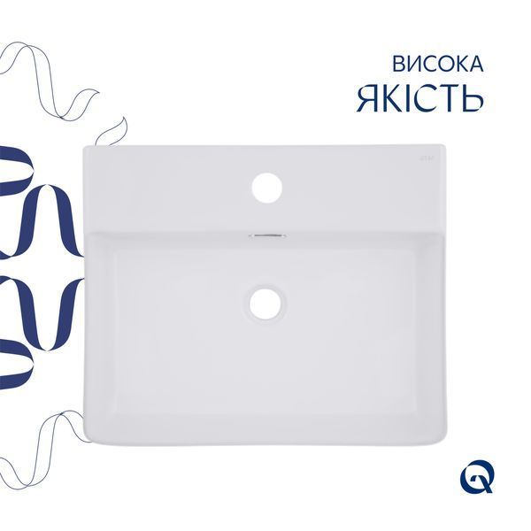 Раковина Qtap Nando LT 500х420х130 White QT12116146AW QT12116146AW фото