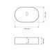 Умивальник (раковина) VBI AVERSA WHITE накладний VBI-014200 фото 2