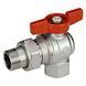 Повнопрохідний кутовий кульовий кран GIACOMINI з американкою 1/2" R789X003